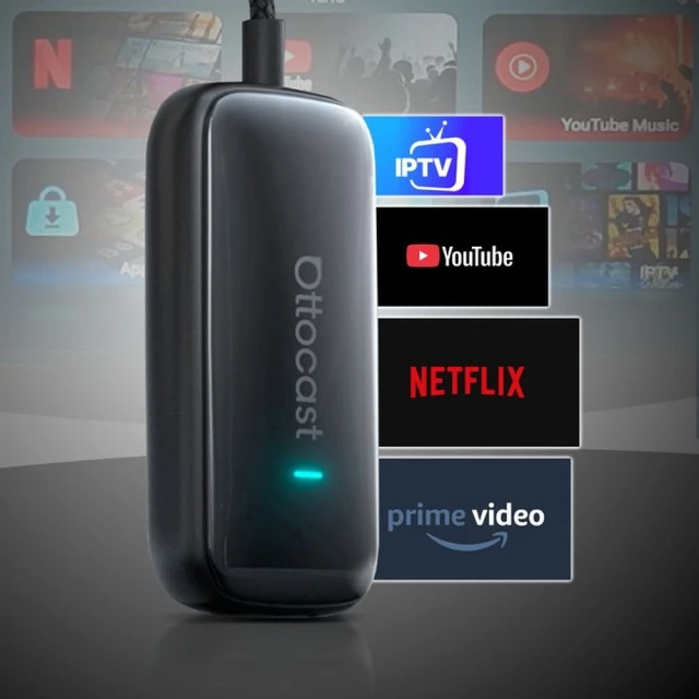 Бездротовий автомобільний адаптер Ottocast Play2Video CA515-T Black (5903396422010)