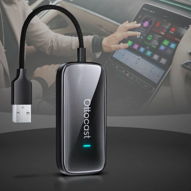Бездротовий автомобільний адаптер Ottocast Play2Video CA515-T Black (5903396422010)