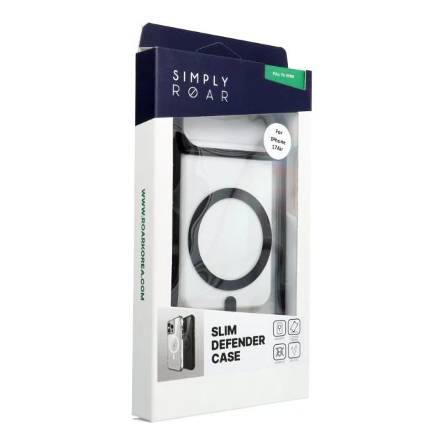Чохол Roar Slim Defender для iPhone 17 Air Black (5903396422942)