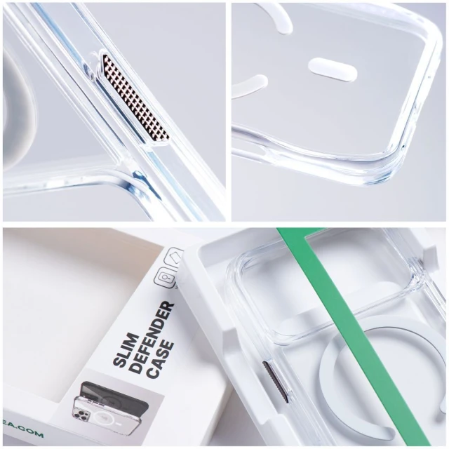 Чехол Roar Slim Defender для iPhone 15 Transparent (5903396422980)