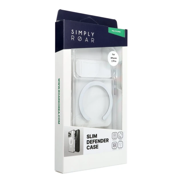 Чохол Roar Slim Defender для iPhone 17 Pro Clear (5903396423819)
