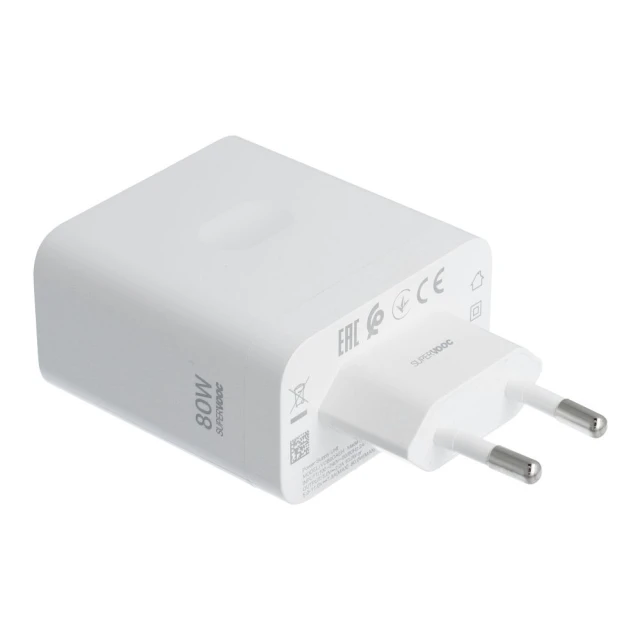Зарядний пристрій OnePlus Power Charger 80W White (5903396427909)