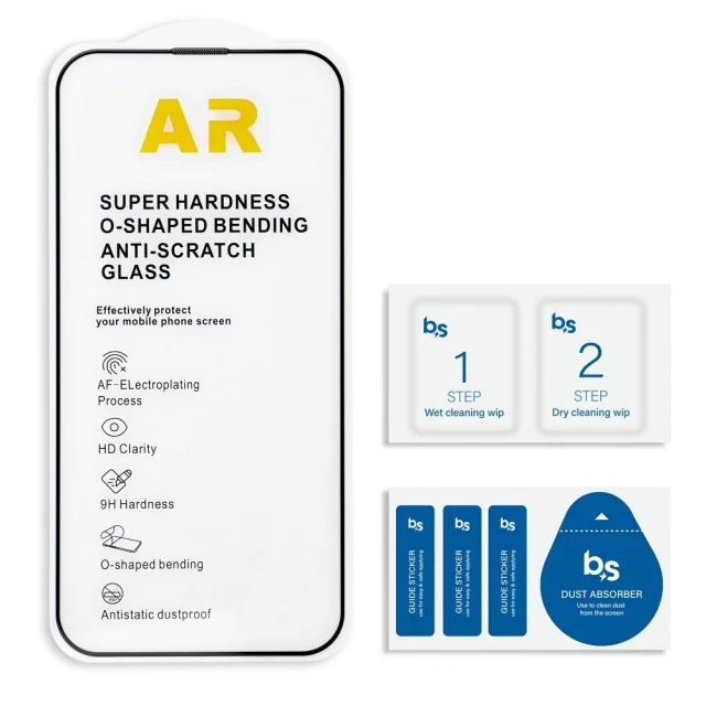 Захисне скло Blue Star 5D AR для iPhone Air Black (5903396428791)