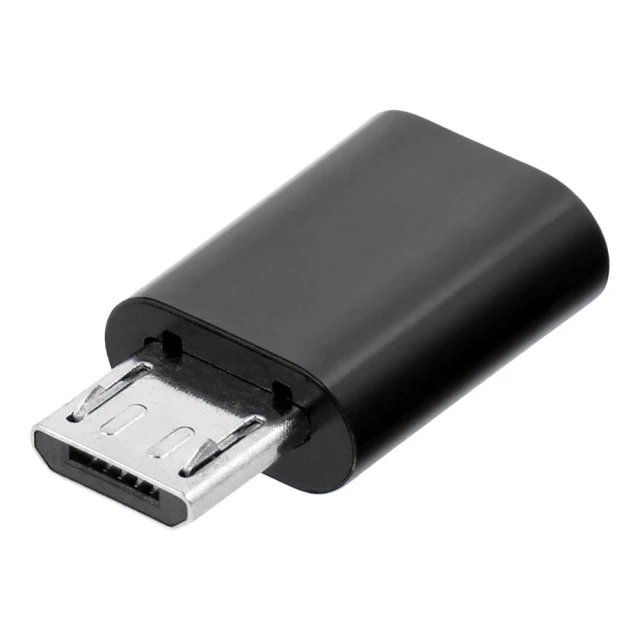 Переходник Blue Star USB-C to Micro USB Black (5903396431975)