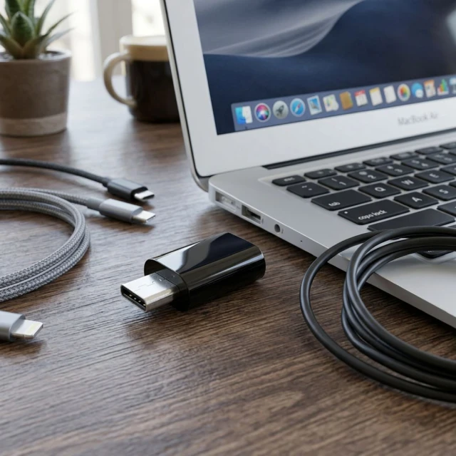 Переходник Blue Star USB-C to Micro USB Black (5903396431975)