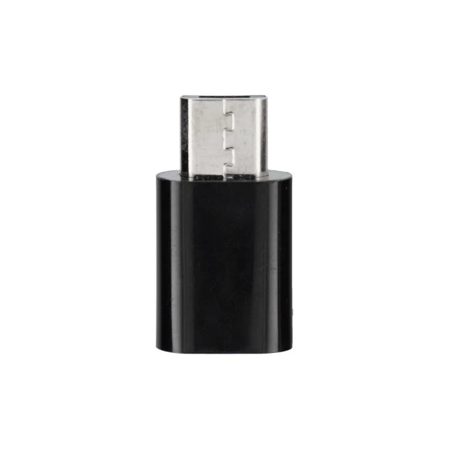 Переходник Blue Star USB-C to Micro USB Black (5903396431975)