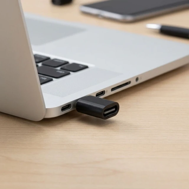 Переходник Blue Star USB-C to Micro USB Black (5903396431975)