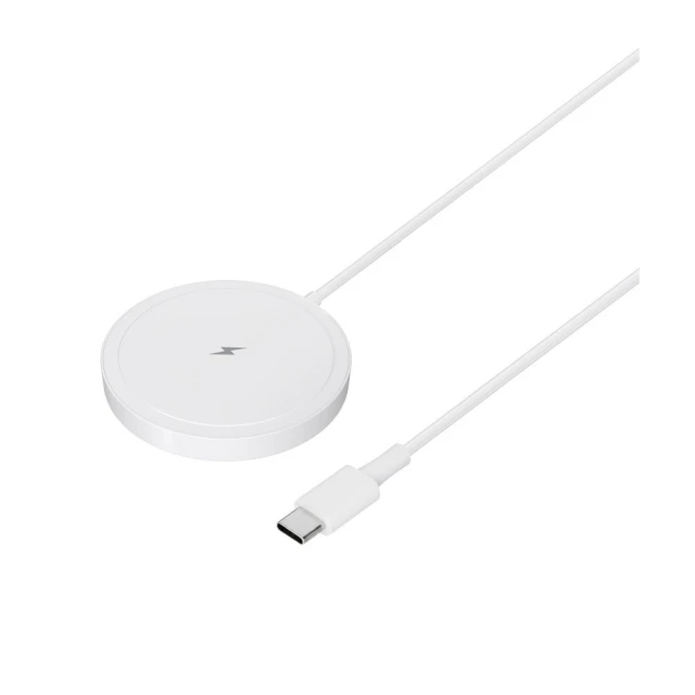 Бездротова зарядка Blue Star Charging Pad 15W White with MagSafe (5903396433597)