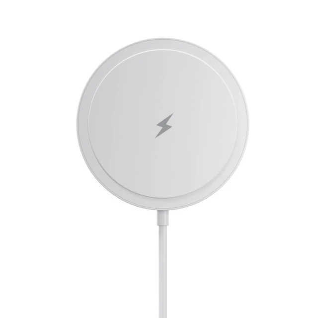 Бездротова зарядка Blue Star Charging Pad 15W White with MagSafe (5903396433597)