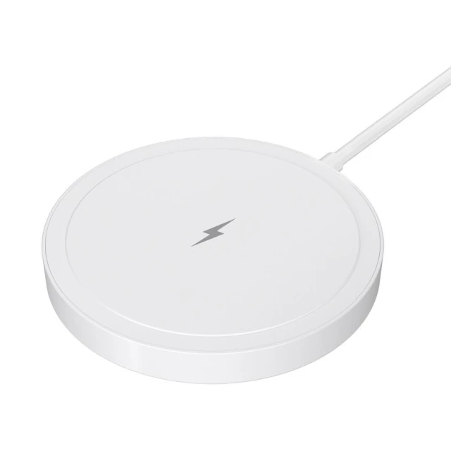 Бездротова зарядка Blue Star Charging Pad 15W White with MagSafe (5903396433597)