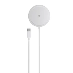 Бездротова зарядка Blue Star Charging Pad 15W White with MagSafe (5903396433597)