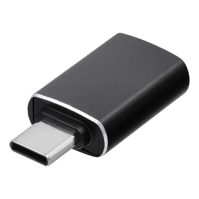 Перехідник Blue Star USB A 3.0 на USB C Black (5903396433771)