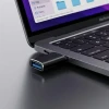 Перехідник Blue Star USB A 3.0 на USB C Black (5903396433771)