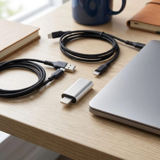 Адаптер Blue Star USB-C на Lightning White (5903396433801)