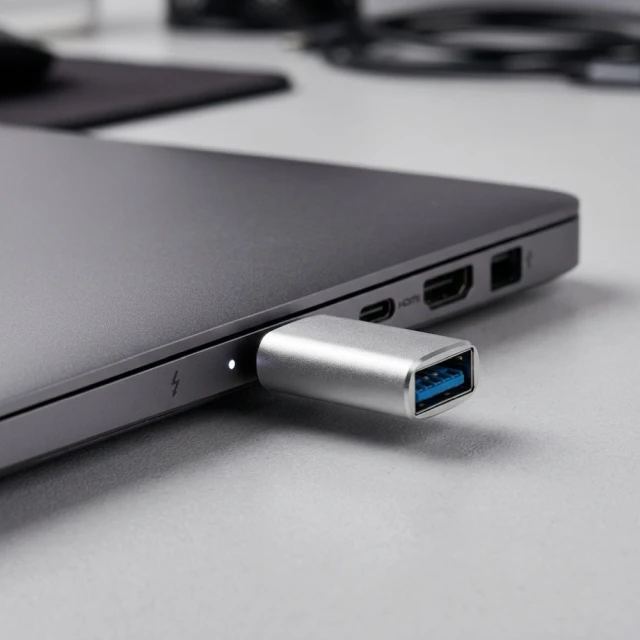 Адаптер Blue Star USB A 3.0 на USB C White (5903396433832)