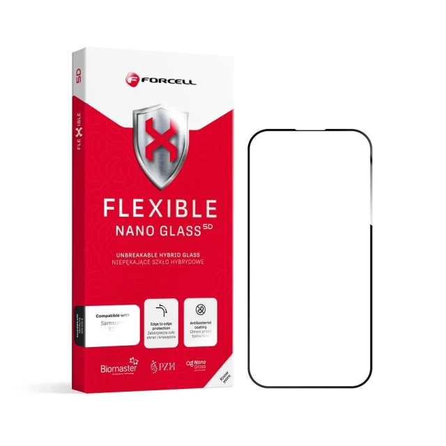 Захисне скло Forcell Flexible 5D для Samsung Galaxy S26 Ultra Black (5903396434921)