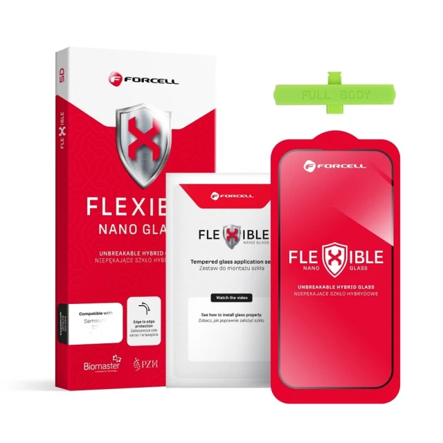 Захисне скло Forcell Flexible 5D для Samsung Galaxy S26 Ultra Black (5903396434921)