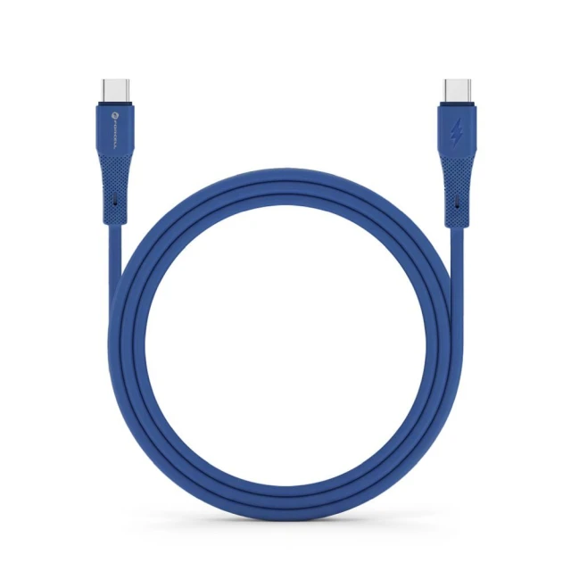 Кабель USB C до USB C Forcell F-Energy QC4.0 PD 5A 100W Silicone 1 м Navy (5903396435256)