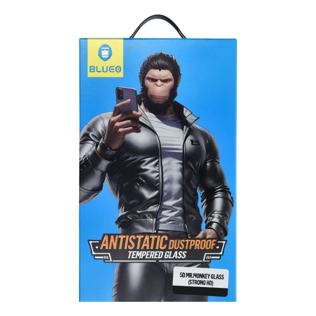 Захисне скло Blueo 5D Mr. Monkey Glass для Samsung Galaxy S26 Plus Black (5903396435331)