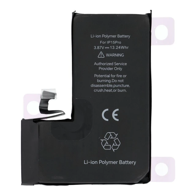 Батарея JCID для iPhone 15 Pro 3420 mAh Black (5903396436246)