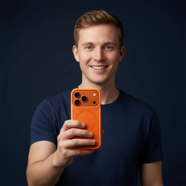 Чохол Roar Mag Bumper для iPhone 16 Pro Max Orange (5903396440717)