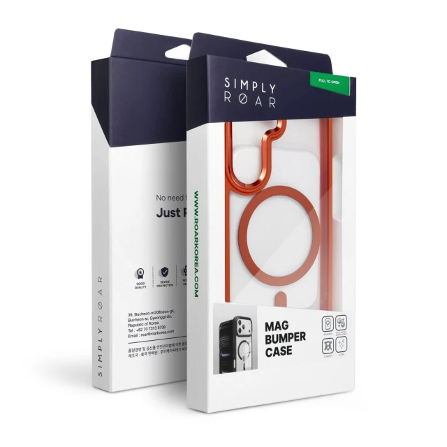 Чохол Roar Mag Bumper для Samsung Galaxy S26 Orange (5903396440762)