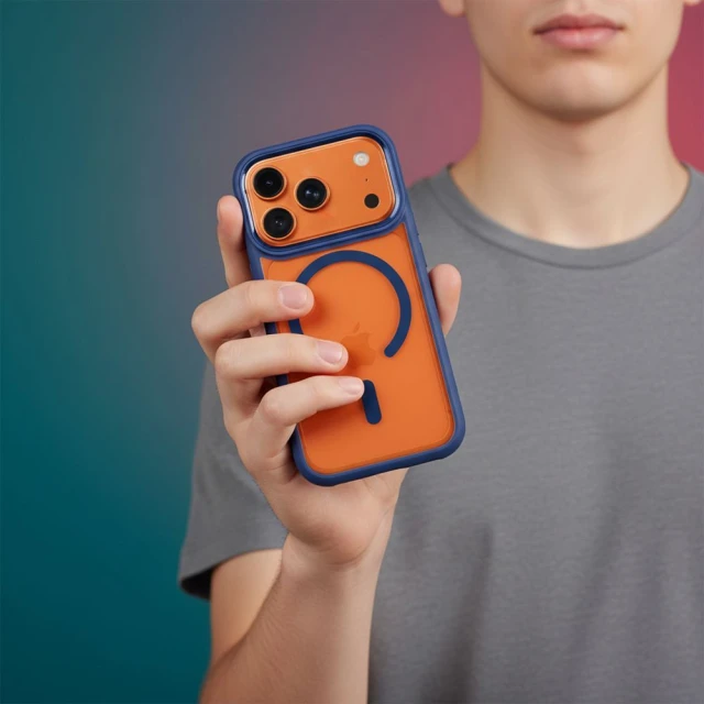 Чохол Roar Mag Bumper для iPhone 16 Pro Max Blue (5903396441059)