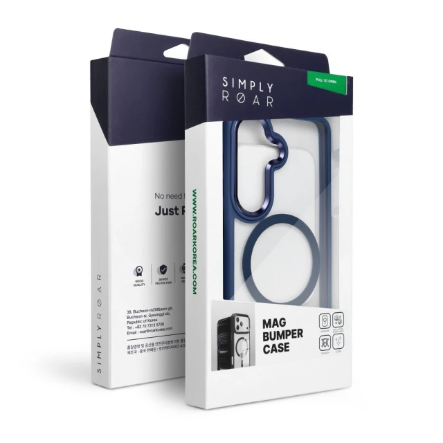 Чехол Roar Mag Bumper для Samsung Galaxy S26 Ultra Blue (5903396441950)
