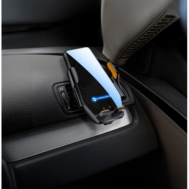 Автотримач Forcell F-Grip HS6 15W Black (5903396449963)