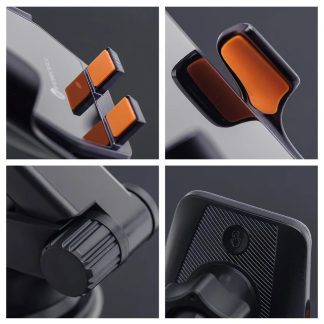 Автотримач Forcell F-Grip HS6 15W Black (5903396449963)