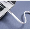 Кабель USB C to USB C Forcell F-Energy QC4.0 PD 5A 100W Cafule Flat 1.2m White (5903396451010)