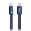 Кабель USB C to USB C Forcell F-Energy QC4.0 PD 5A 100W Cafule Flat 1.2m Navy (5903396451034)