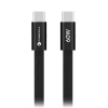 Кабель USB C to USB C Forcell F-Energy QC4.0 PD 3A 60W Cafule Flat 1.2m Black (5903396451058)
