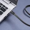 Кабель USB C to USB C Forcell F-Energy QC4.0 PD 3A 60W Cafule Flat 1.2m Black (5903396451058)