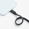 Кабель USB C to USB C Forcell F-Energy QC4.0 PD 3A 60W Cafule Flat 1.2m Black (5903396451058)