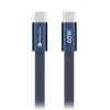 Кабель USB C to USB C Forcell F-Energy QC4.0 PD 3A 60W Cafule Flat 1.2m Navy (5903396451065)