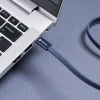 Кабель USB C to USB C Forcell F-Energy QC4.0 PD 3A 60W Cafule Flat 1.2m Navy (5903396451065)