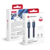 Кабель USB C to USB C Forcell F-Energy QC4.0 PD 3A 60W Cafule Flat 1.2m Navy (5903396451065)