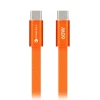 Кабель USB C to USB C Forcell F-Energy QC4.0 PD 3A 60W Cafule Flat 1.2m Orange (5903396451072)