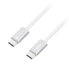 Кабель USB C to USB C Forcell F-Energy QC4.0 PD 3A 60W Cafule Flat 1.2m White (5903396451089)