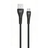 Кабель Blue Star USB A до Micro USB 2A 12W 1 м Black (5903396460135)