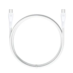 Кабель USB-C to USB-C Blue Star 3A 60W QC4.0 1 м White (5903396460166)