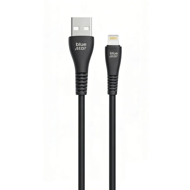 Кабель Blue Star PJ-DG5-A USB-A на Lightning 1m Black (5903396460197)