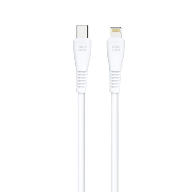 Кабель Blue Star PJ-DQ2-C USB-C → Lightning 3A 27W 1 м White (5903396460203)
