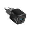 Зарядний пристрій Blue Star Nano GaN USB C + USB A QC4.0 PD 3A 25W Black (5903396460227)