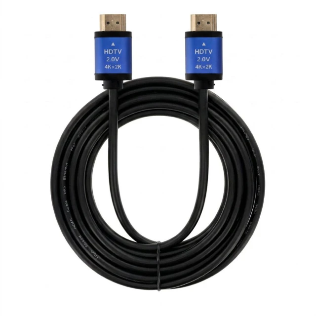 Кабель HDMI 2.0 Blue Star 4K 120Hz High Speed 3 м Black (5903396467813)
