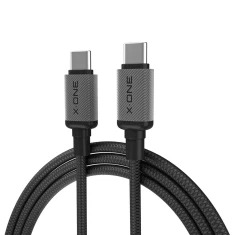 Кабель X-One TitanFlex USB Type-C to Type-C 240W 1,2m Black (5903396469077)