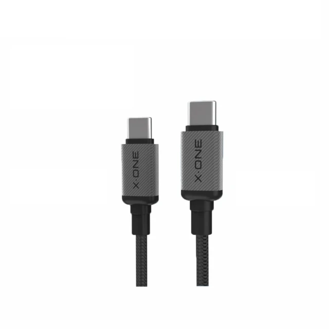 Кабель X-One TitanFlex USB Type-C to Type-C 240W 1,2m Black (5903396469077)
