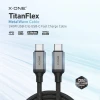 Кабель X-One TitanFlex USB Type-C to Type-C 240W 1,2m Black (5903396469077)