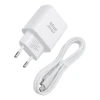 Мережевий зарядний пристрій Blue Star USB-C QC4.0 PD 25 Вт + кабель USB-C White (5903396475641)